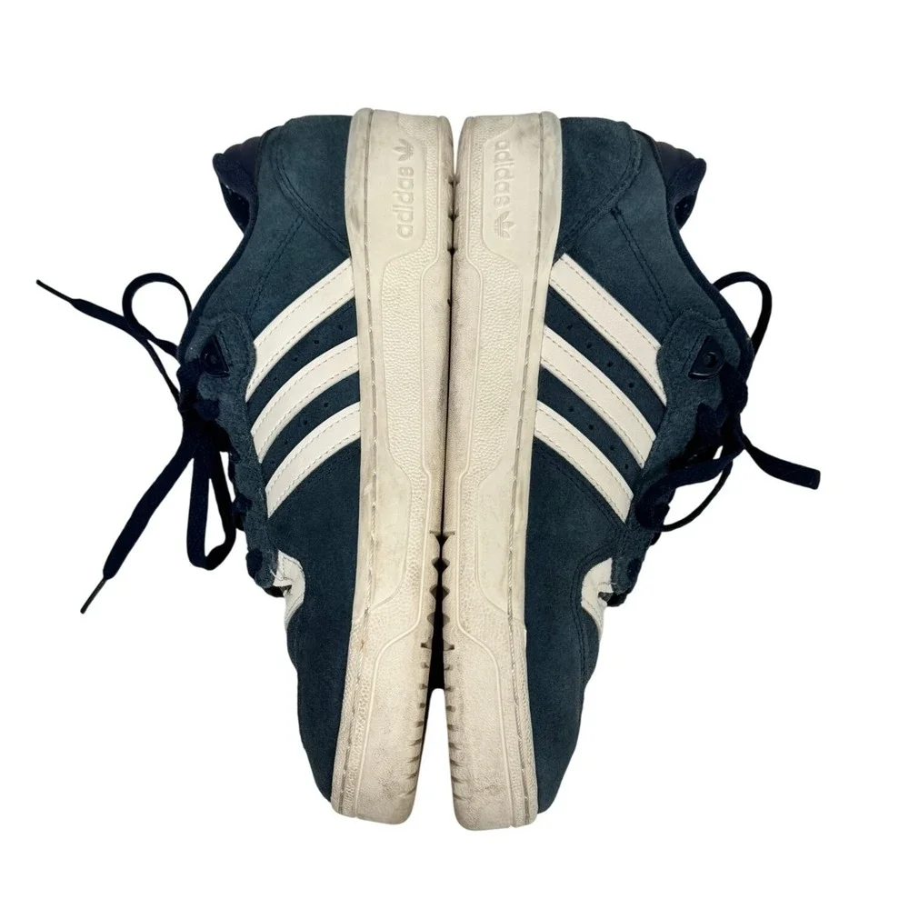 Adidas Rivalry Low Collegiate Navy Cloud White Suede IE9910 Men's 8 Women's 9